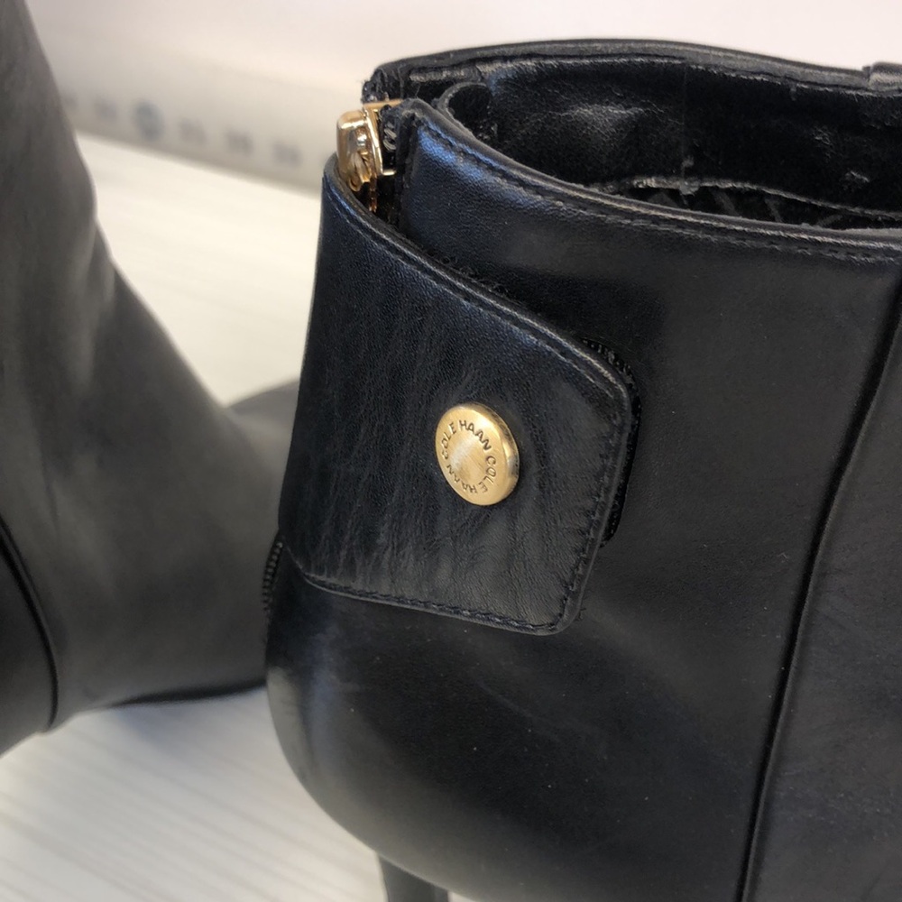 Cole HAAN Excellent pre-owned ankle boots black (CHA2121) MW size 9.5 - Picture 11 of 12